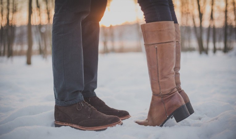 Зимняя мужская и женская обувь для сильных морозов